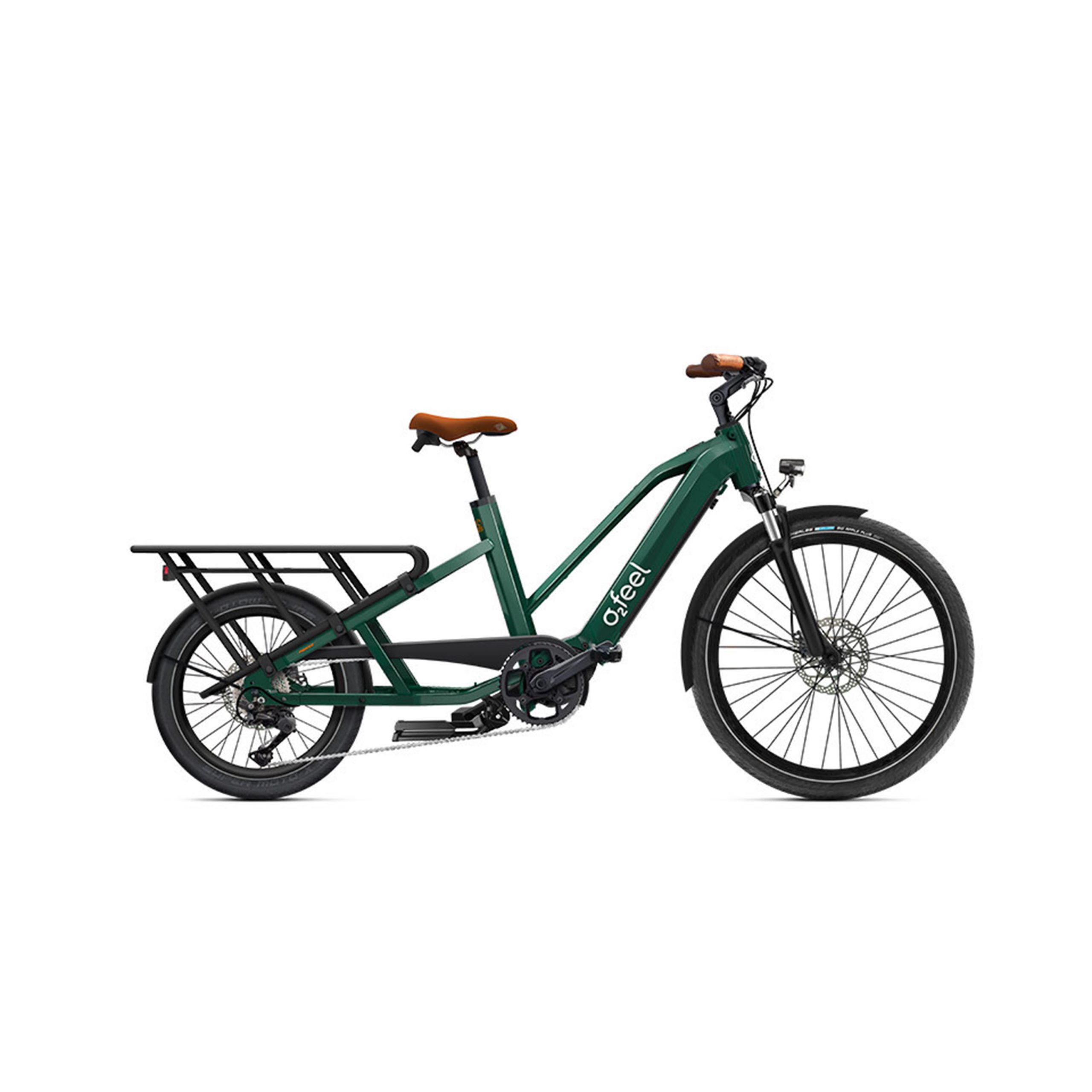 O2Feel Equo Power 4.1 Elektrisches Longtail-Lastenrad